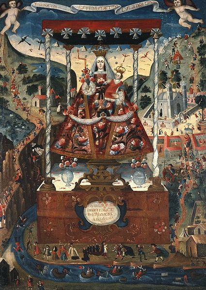 Our Lady of Cocharcas Under the Baldachin